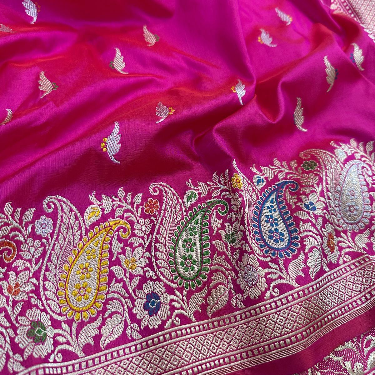 Pink Banarasi Sarees