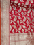Buy Red Pure Katan Banarasi Silk Saree